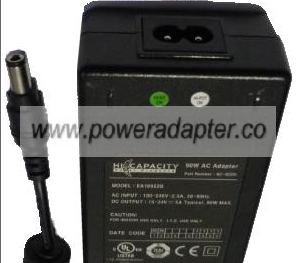 EA10952B 15-24VDC 5A -(+) 3x6.5mm 100-240vac New HI CAPA EA10952B 15-24VDC 5A -(+) 3x6.5mm 100-240vac New HI CAPA